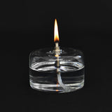 Glass oil lamp 'Cylindre' S
