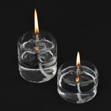 Glass oil lamp 'Cylindre' S