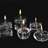 Glass oil lamp 'Cylindre' S