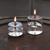 Glass oil lamp 'Cylindre' S