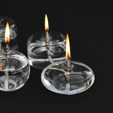 Glass oil lamp'Ellipse'