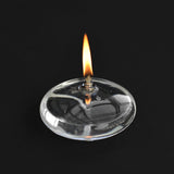 Glass oil lamp'Ellipse'