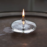 Glass oil lamp'Ellipse'