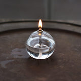 Glass oil lamp 'Sphere'