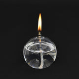 Glass oil lamp 'Sphere'
